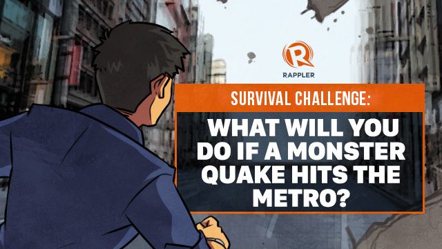 Try the monster earthquake survival challenge!