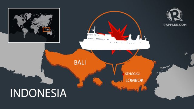 Dozens injured in ferry explosion off Indonesia’s Lombok