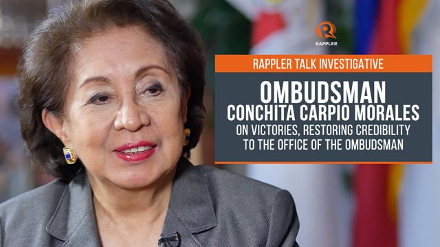 Rappler Talk: Morales on victories, restoring credibility to the Office of the Ombudsman