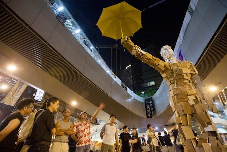 China police hold activists over ‘Hong Kong interview’