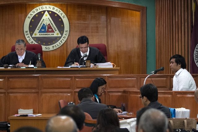 WITNESS. Benhur Luy testifies at the bail hearing of Senator Bong Revilla on July 24, 2014. File photo by Ben Nabong/Rappler 