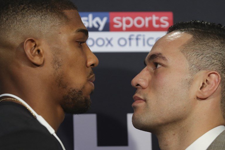 Heavyweight Anthony Joshua has eyes only for opponent Joseph Parker