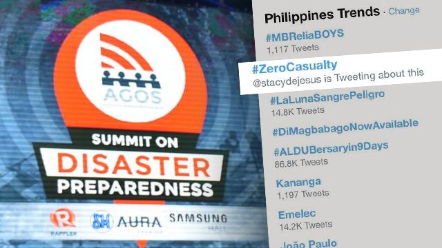 #ZeroCasualty trends nationwide during 2-day Agos Summit