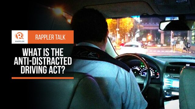 Rappler Talk: What is the Anti-Distracted Driving Act?