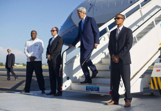 John Kerry in Havana for banner day in US-Cuba relations