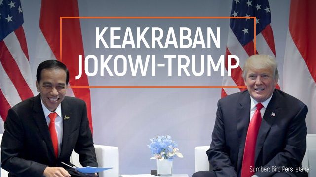 SAKSIKAN: Cara Jokowi memenangkan hati Trump di KTT G20