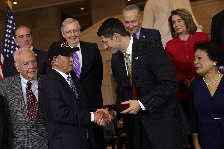 U.S. Congress honors Filipino veterans of World War II
