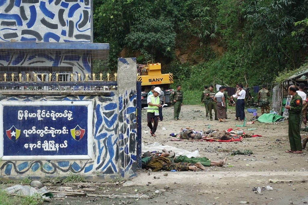 At least 14 dead in unprecedented rebel attack on Myanmar military town