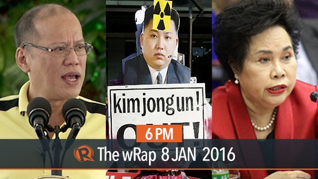 Aquino on Abaya, Santiago on budget cut, nuclear threat | 6PM wRap