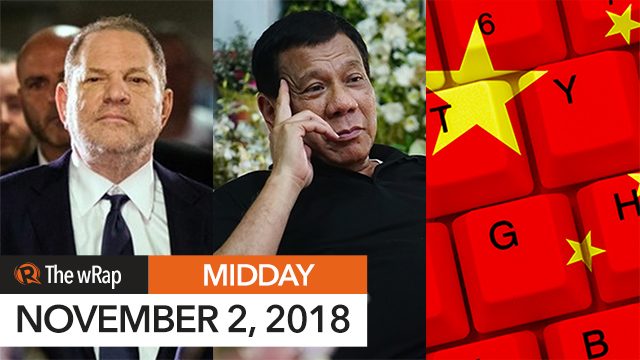 Duterte and the saints, digital authoritarianism, Harvey Weinstein | Midday wRap