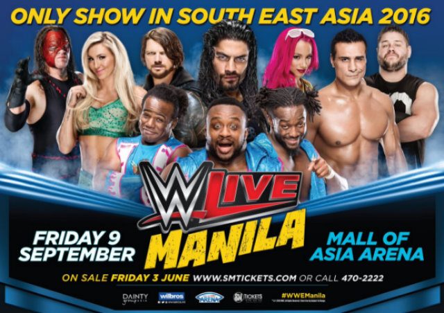 WWE Live Manila ticket prices revealed