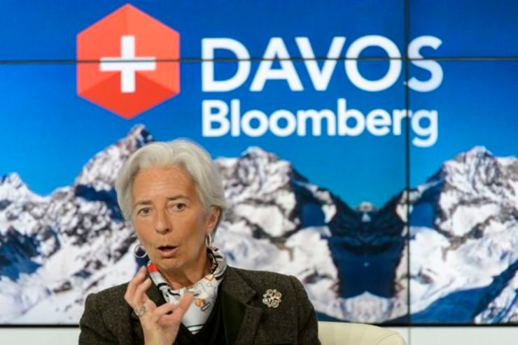 IMF’s Lagarde defends Europe in heated Davos debate