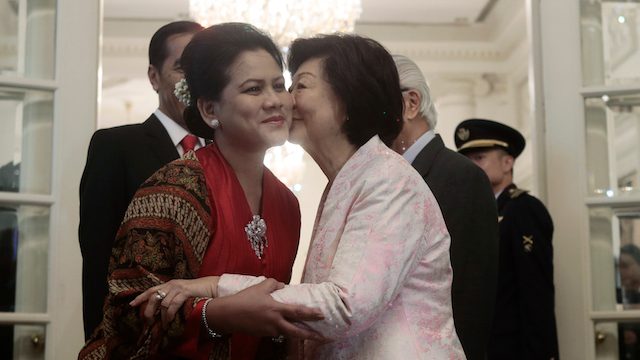 Warna-warni kebaya Iriana Jokowi