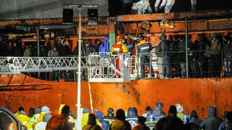 Disaster avoided as runaway ship stopped off Italy with 900 aboard