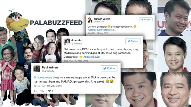 ‘Naipasok si Dick at ang Kamao’: Netizens react to new senators