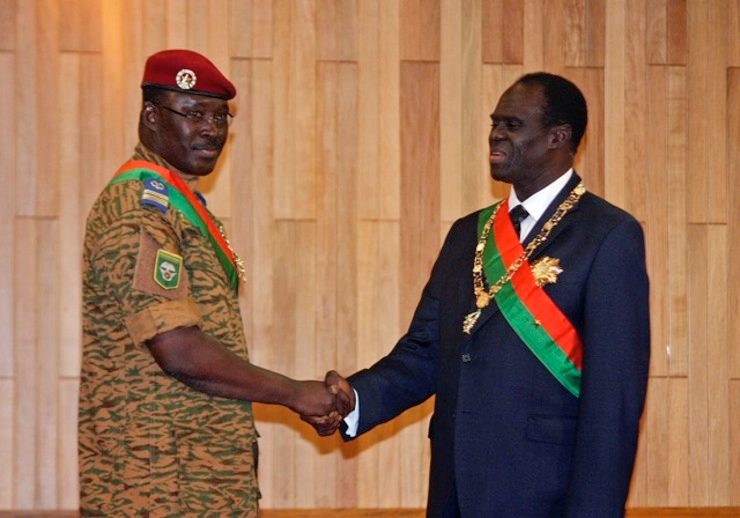 Burkina army strongman hands power to civilian leader