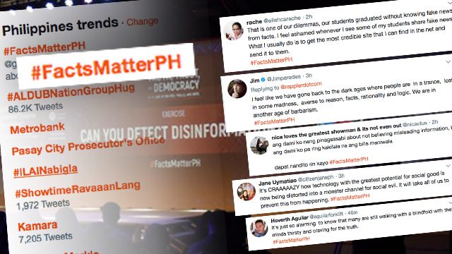 ‘Craving for the truth’: #FactsMatterPH tops local Twitter trends