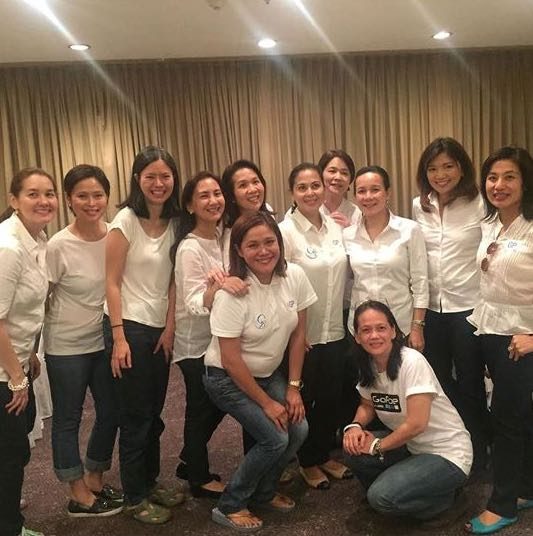 SUPPORTERS ALL. The ladies in full force at an event in Manila. Photo by Malu Gamboa  