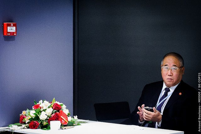 COUNTRY REPS. This is Chinese climate negotiator Xie Zhenhua during the first week of COP21. Photo from official COP21 Flickr 