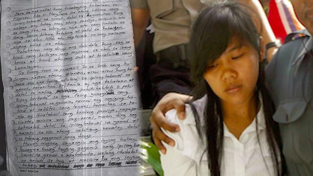 Mary Jane writes to Filipino youth, women