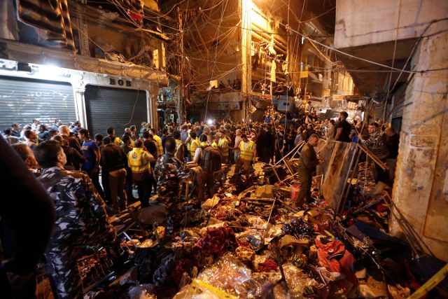 Lebanon mourns 43 killed in Beirut double bomb attack