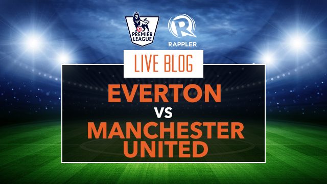 LIVE BLOG: Everton vs Manchester United