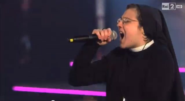 Nun sings ‘Girls Just Want to Have Fun’ on ‘The Voice of Italy’