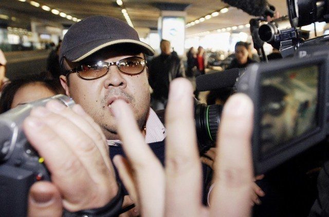 Foto kakak tiri Kim Jong-Un, Kim Jong-Nam yang diambil pada tanggal 11 Februari 2007. Kim Jong-Nam dibunuh di Bandara Kuala Lumpur Internasional (KLIA) 2 ketika akan masuk ke pesawat menuju ke Makau pada Senin, 13 Februari. Foto oleh Jiji Press/AFP/File 