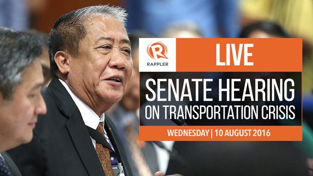 LIVE: Senate hearing on transportation crisis