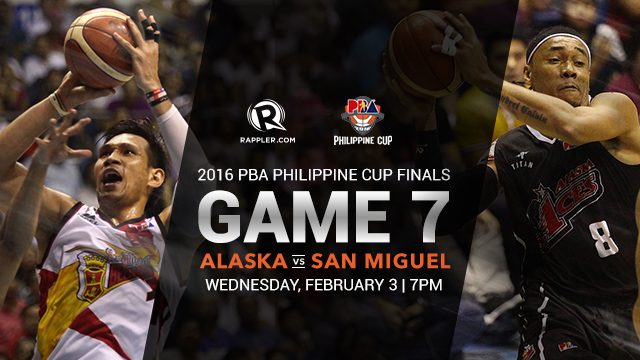 LIVE BLOG: Alaska vs San Miguel – 2016 PBA Philippine Cup Finals Game 7
