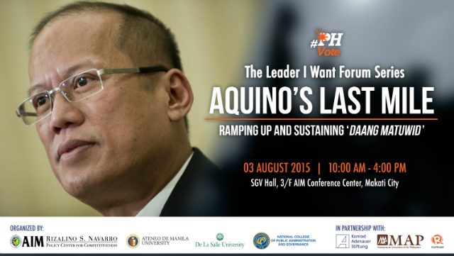 HIGHLIGHTS: Aquino’s last mile: Ramping up and sustaining ‘Daang Matuwid’