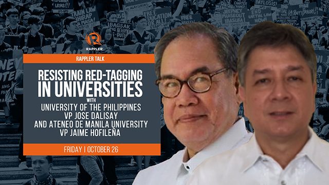 Rappler Talk: Resisting red-tagging in universities