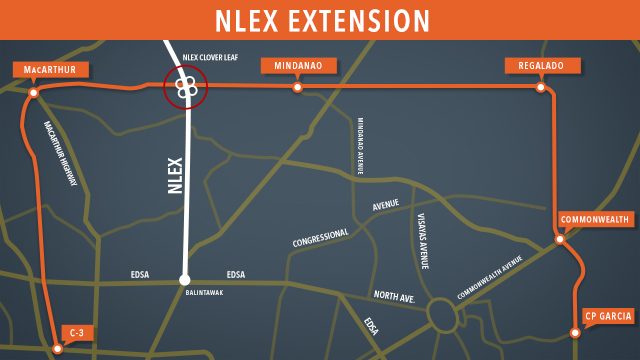 NLEX operator to extend toll road to Commonwealth Ave