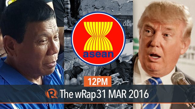 Duterte on dictatorship, Trump’s abortion remark, ASEAN health | 12PM wRap