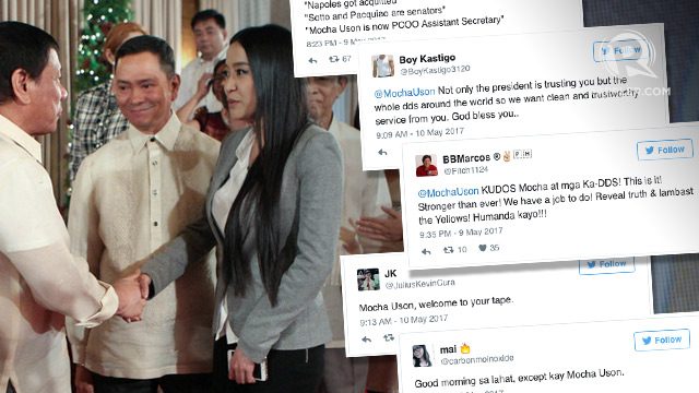 ‘Let that sink in’: Filipinos react to Mocha Uson appointment
