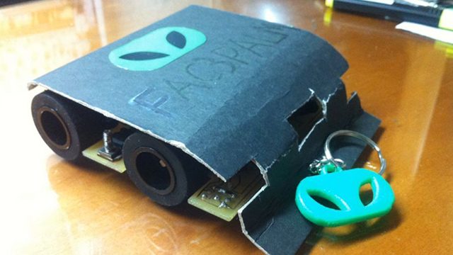 SUMOBOT. One of Angelo's projects: a mini sumo robot. Photo from Angelo Casimiro 