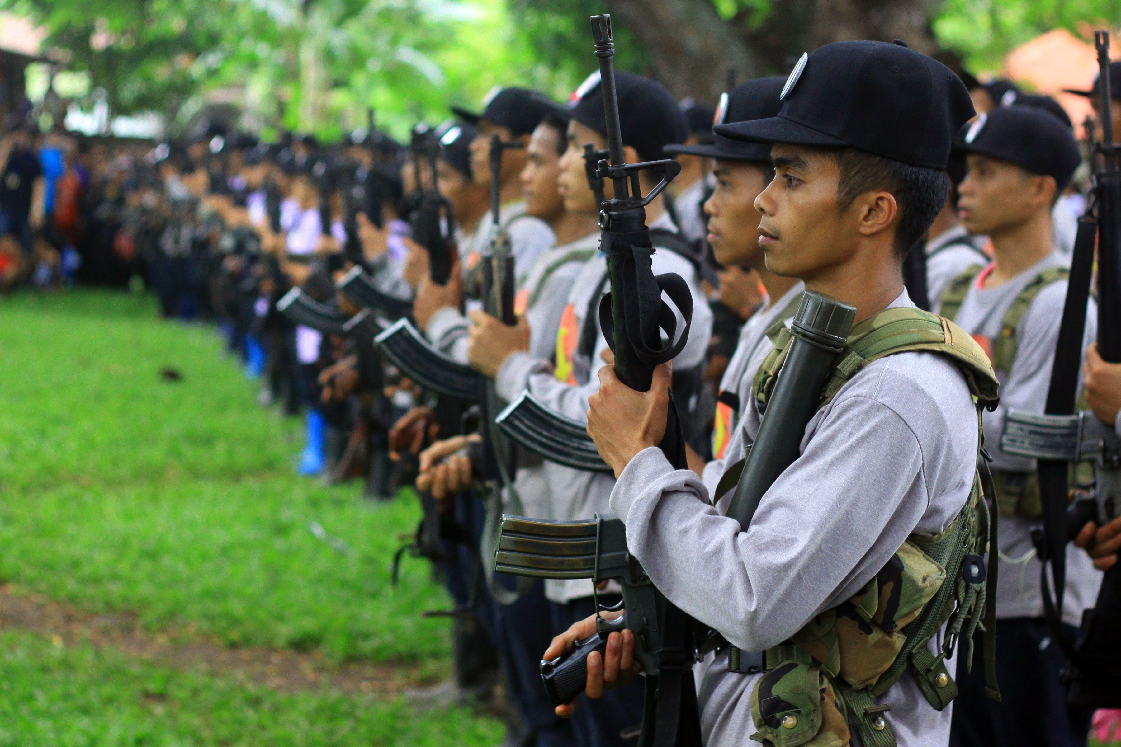 NORTHERN MINDANAO FORCE. NPA guerrillas from Northern Mindanao gather in Medina, Misamis Oriental on December 26, 2016. Photo by Bobby Lagsa/Rappler 