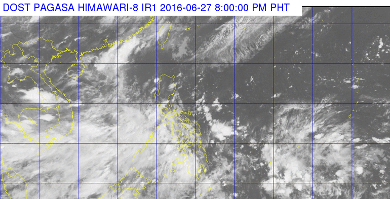 Light-moderate rains in parts of PH on Tuesday