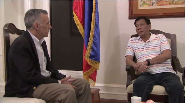 US, UK, German envoys visit Duterte in Davao
