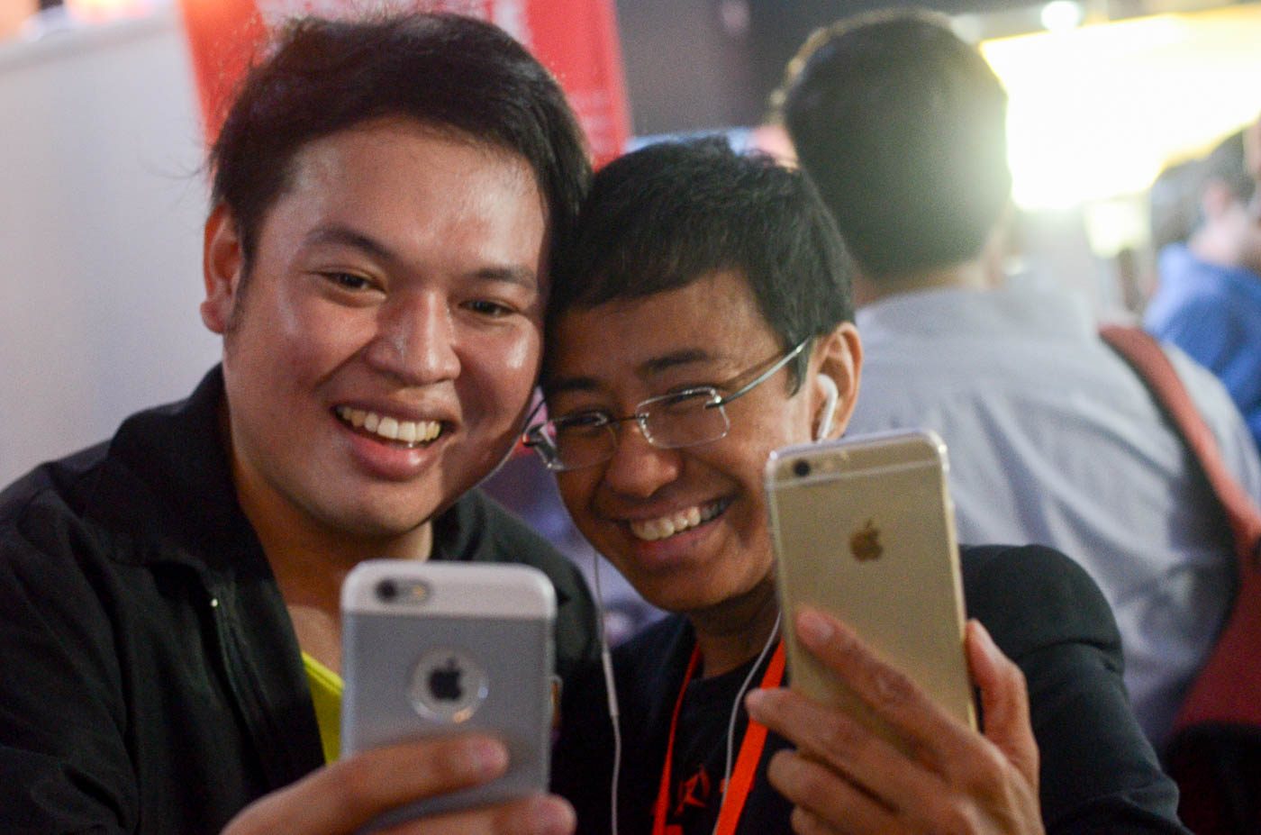WORKING TOGETHER. Maria Ressa says that technology can empower more people to achieve more social good. Photo by Alecs Ongcal/Rappler