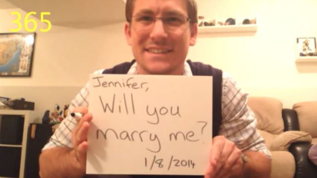 WATCH: The 365-day marriage proposal