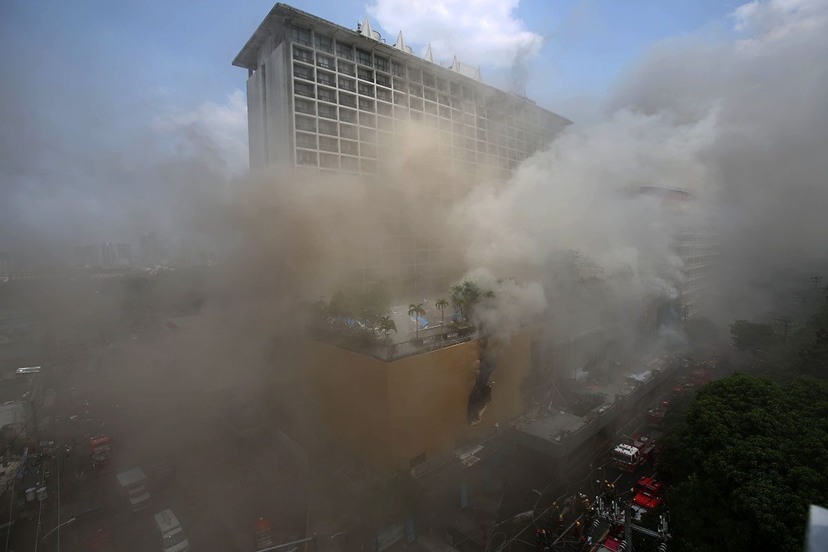 Sprinklers didn’t work during Manila Pavilion fire, firefighters say
