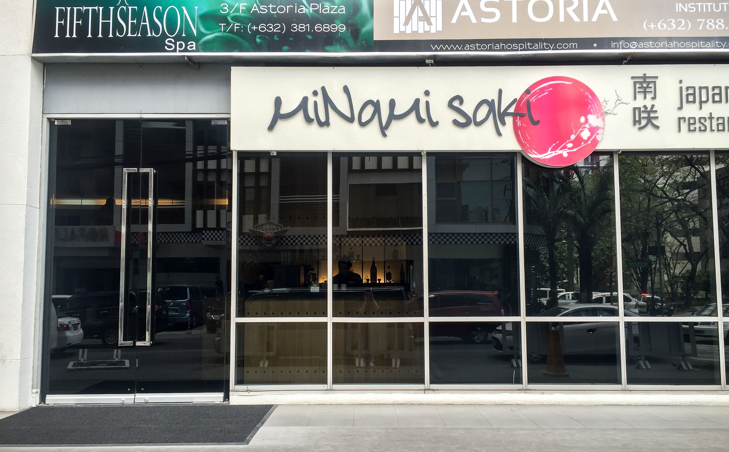 MINAMI SAKI. The sakura festival-inspired Japanese restaurant is right in Astoria Plaza. Photo by Vernise L. Tantuco/Rappler  
