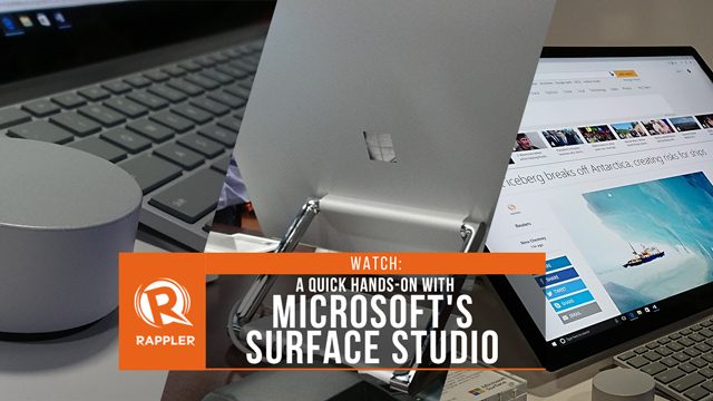 WATCH: A quick hands-on with Microsoft’s Surface Studio