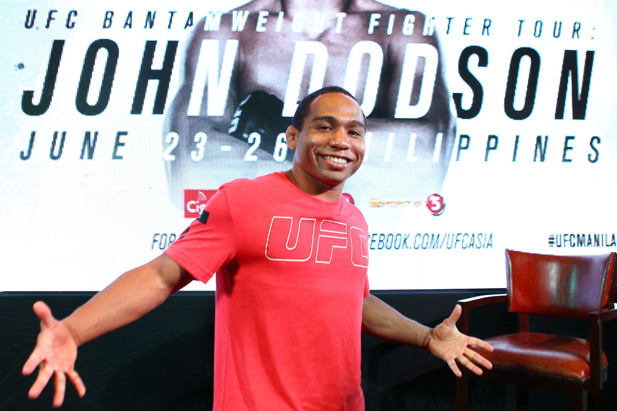 Fil-Am John Dodson won’t compete on UFC’s Manila card