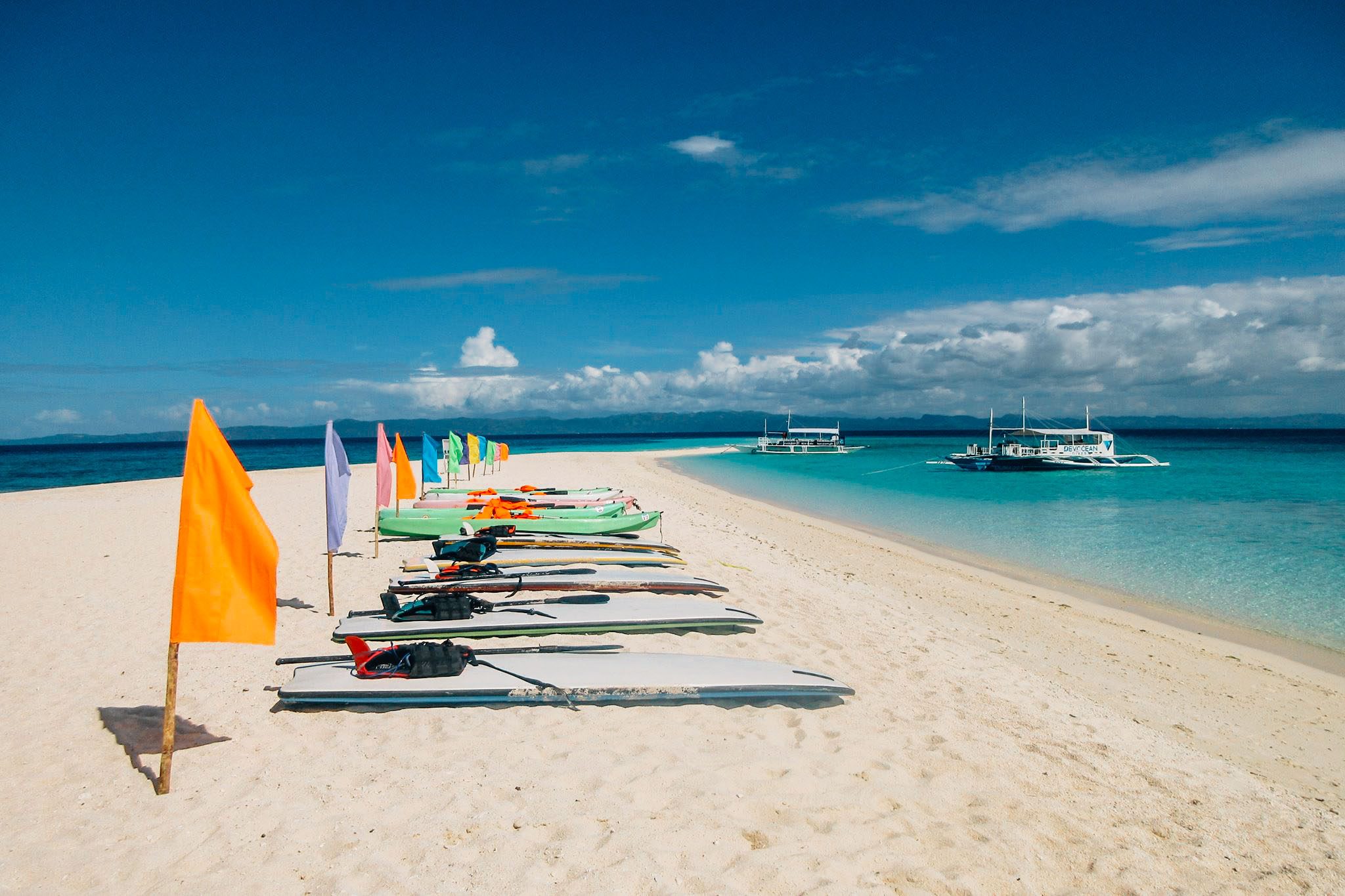 BY THE BEACH. Kalanggaman Island's fine, white sand and cerulean waters will mesmerize visitors. Photo by Josh Berida 