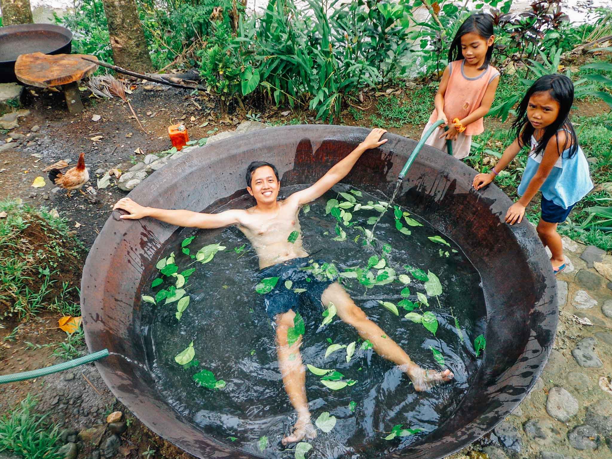COOKED. Bathing in a hot kawa is a unique experience you can do while in Antique. Photo by Josh Berida 