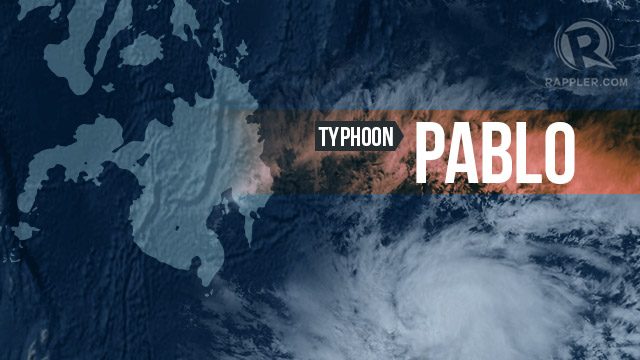 Photo of Typhoon Pablo courtesy of NASA