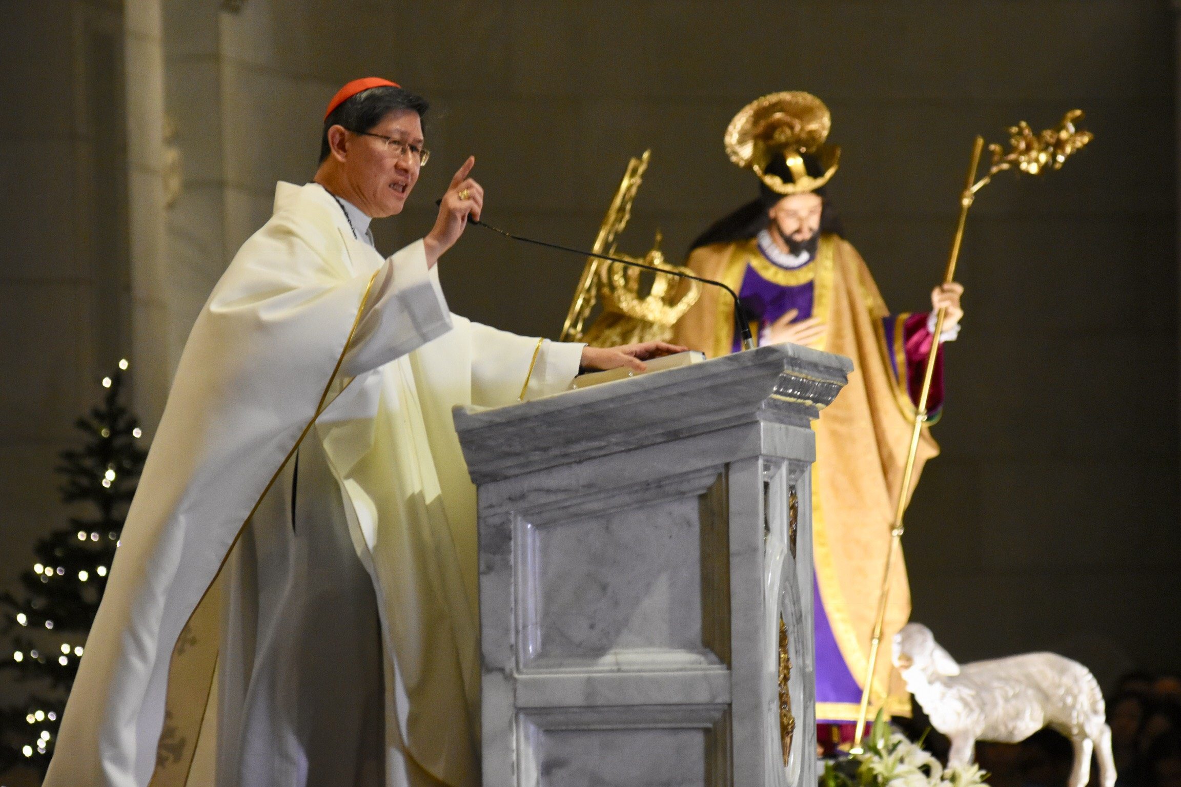 Cardinal Tagle on New Year’s Eve: Think before speaking