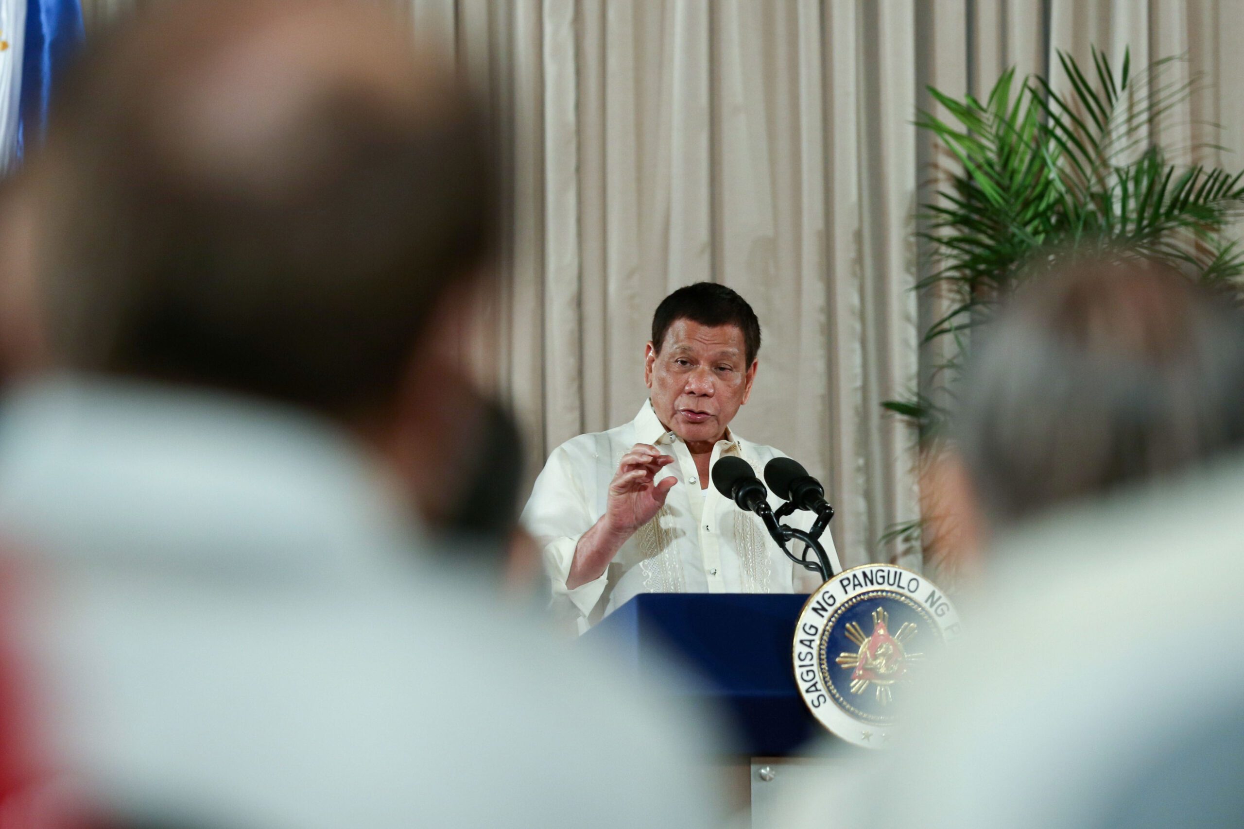 Duterte says Sereno ‘sitting on’ decision on RH ‘medicines’